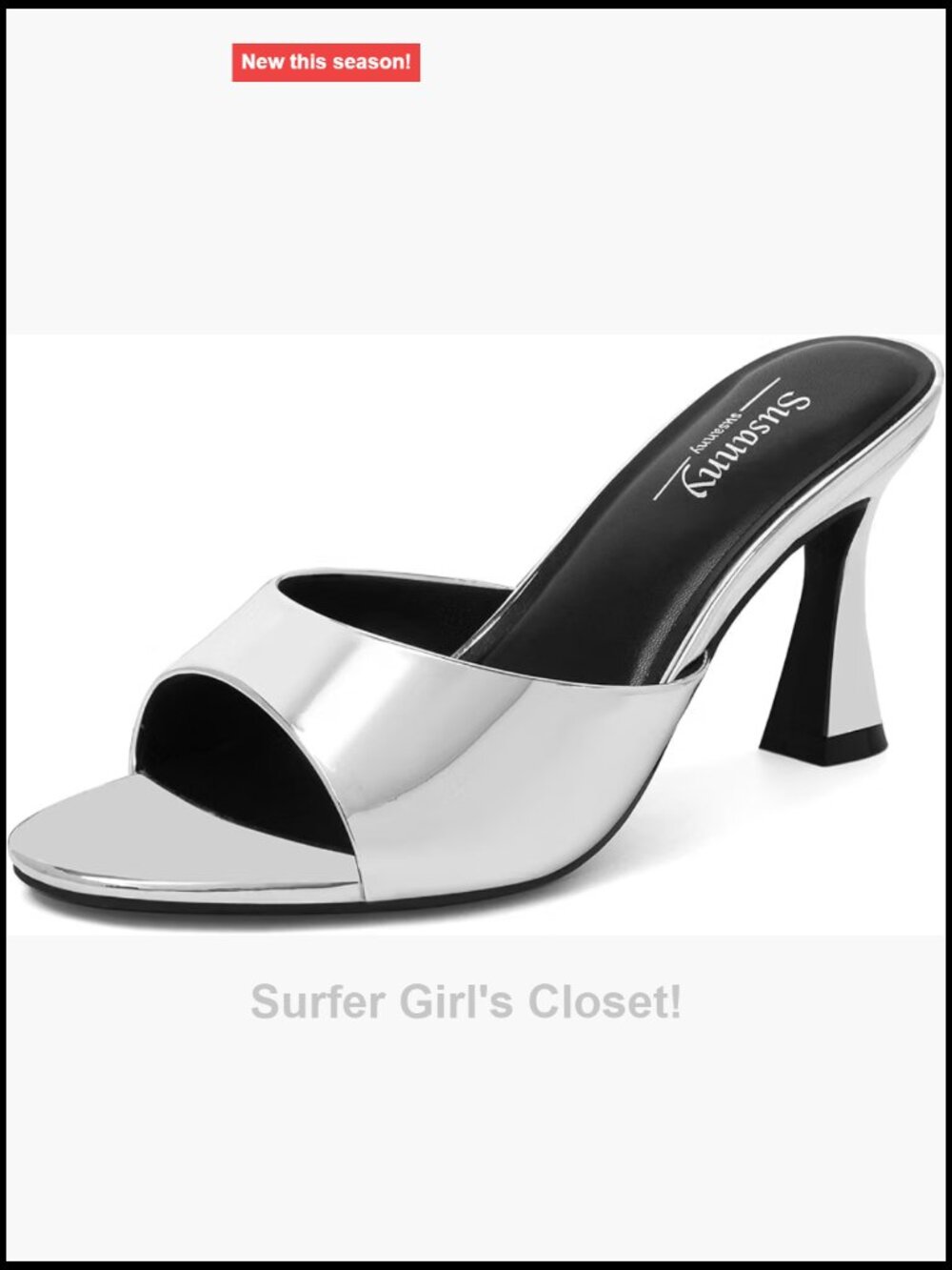 Women's Pointed Open Toe Strappy Kitten Heel Sandals Ankle Strap Chunky Block
